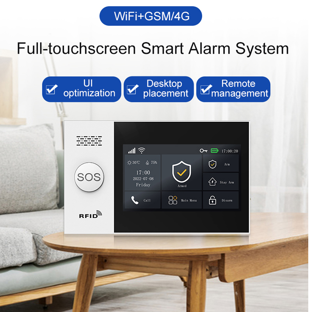 Alarme de casa inteligente PGS - Home Automation Industry avaliação e preço