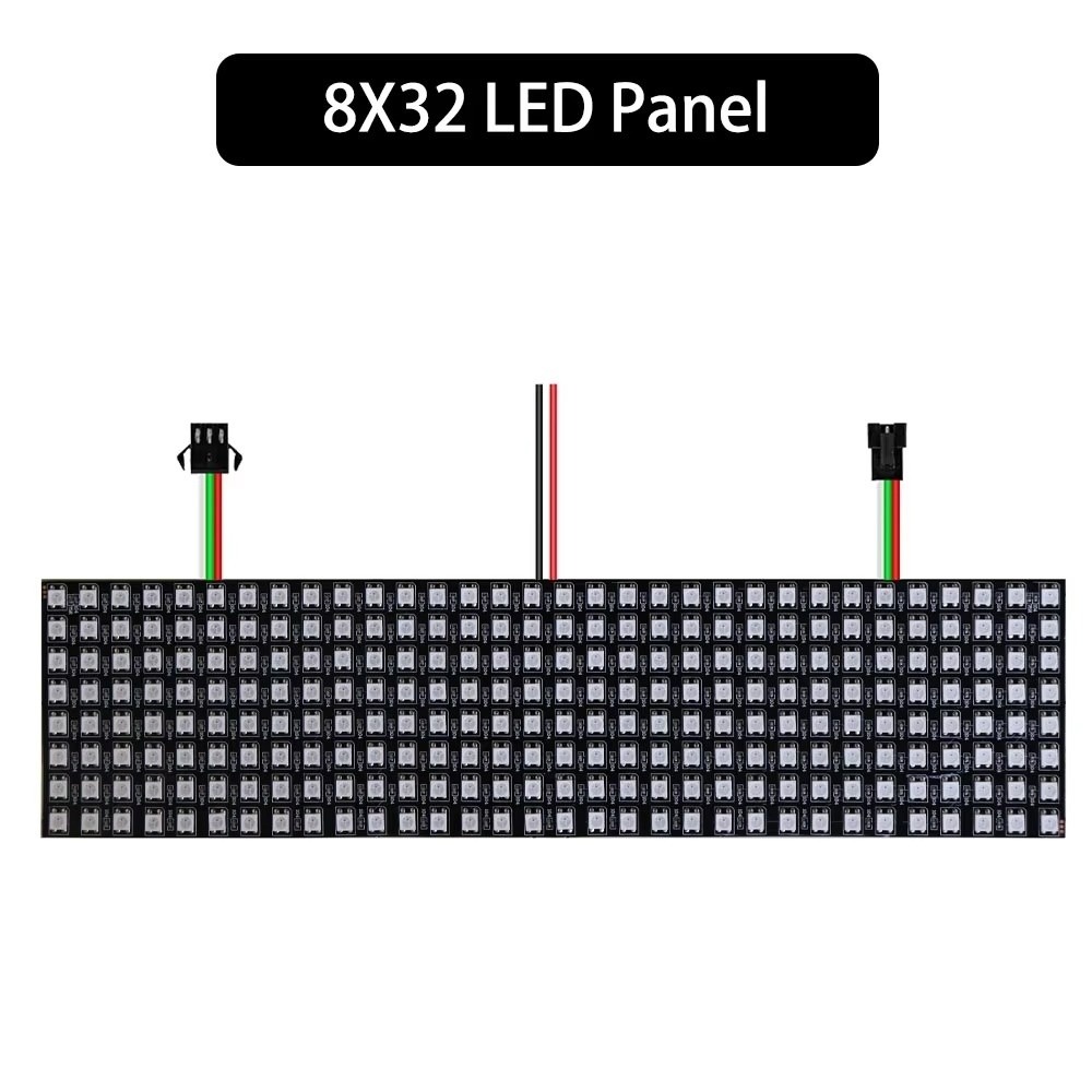 Painel LED RGB Full Color WS28 - Rgb Led Matrix 8X8 avaliação e preço