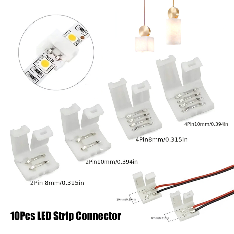 Conector de tira de led, 8mm 1 - Rgb Led Matrix 8X8 avaliação e preço
