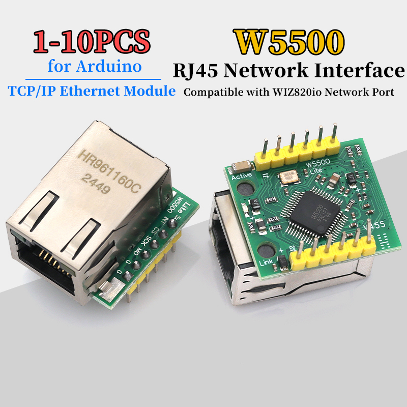 Módulo Ethernet TCP/IP W5500 ( - Ethernet Module W5500 avaliação e preço