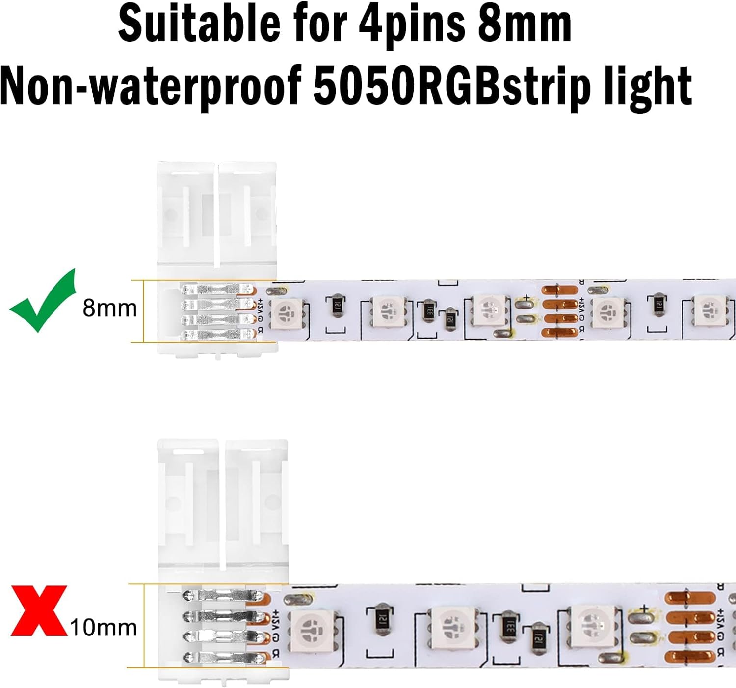 Conector de LED em Forma de I  - Rgb Led Matrix 8X8 avaliação e preço