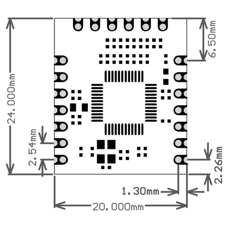 Módulo Ethernet AB42-W5500-Io  - Ethernet Module W5500 avaliação e preço