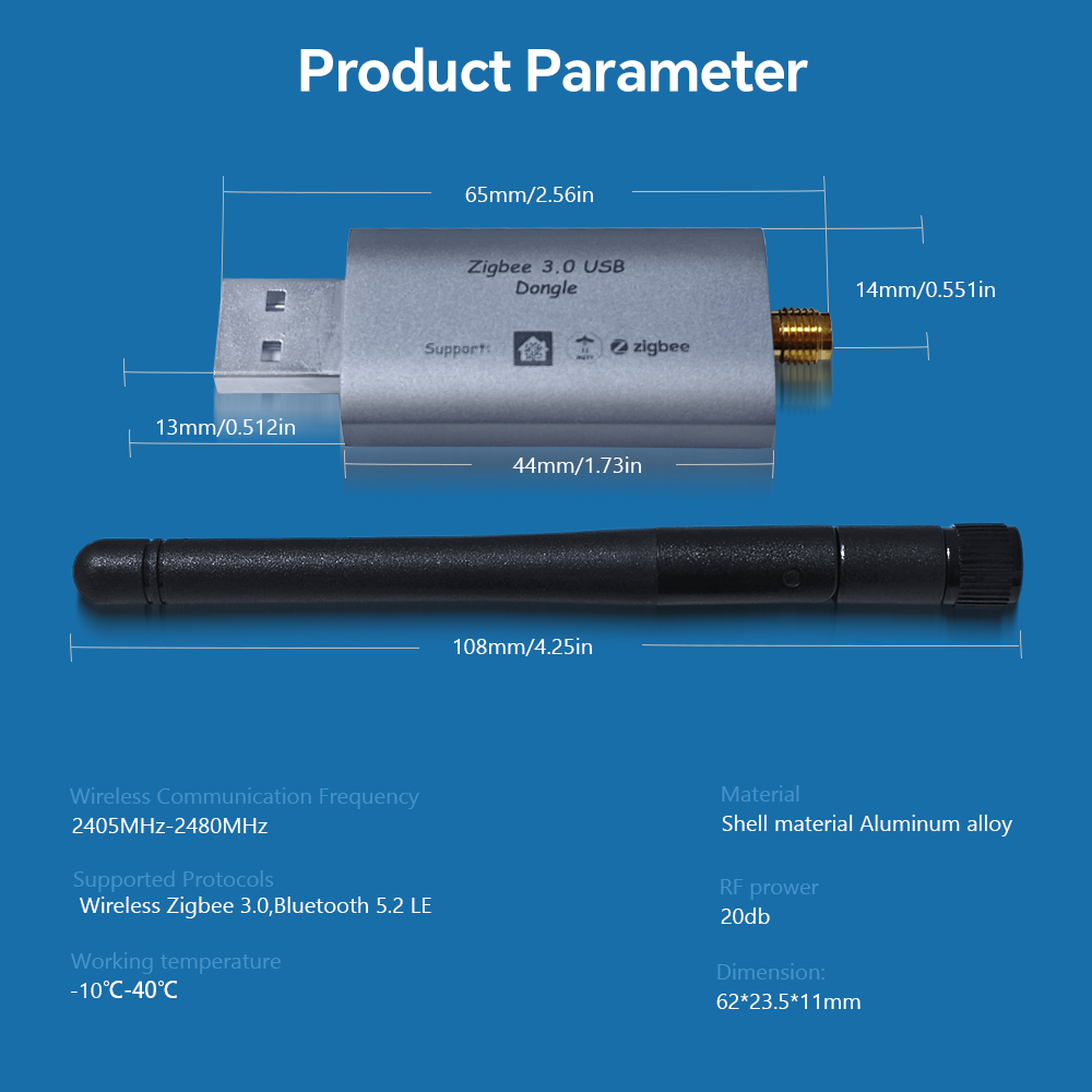 Novo Dongle USB Zigbee 3.0 202 - Zigbee Coordinator Stick avaliação e preço